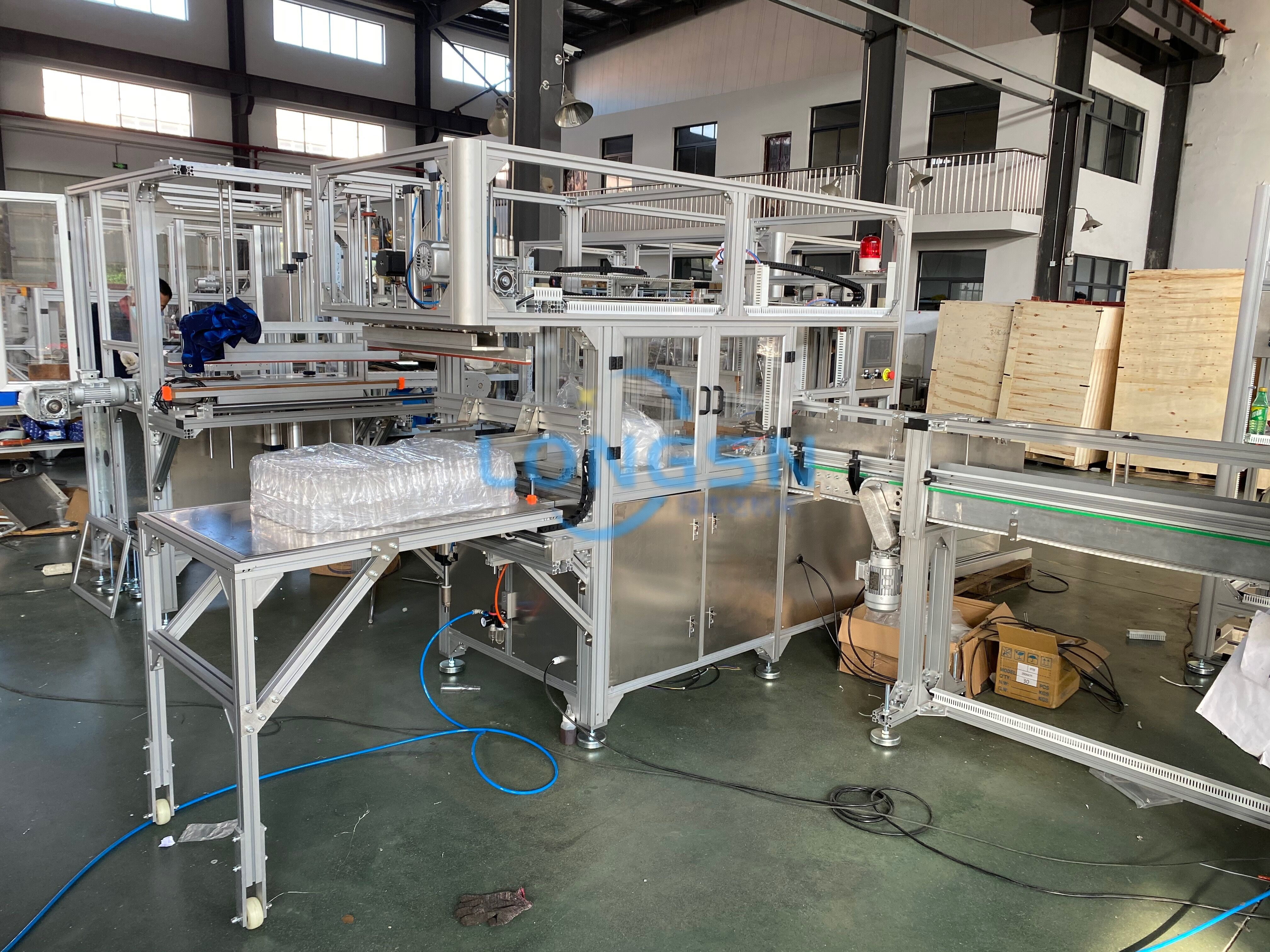 empty bottle bagging machine