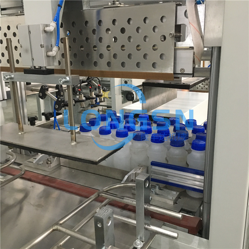 PET μπουκάλι PVC ταινία συρρίκνωση συσκευασίας μηχανή περιτυλίγματος με σήραγγα θερμότητας