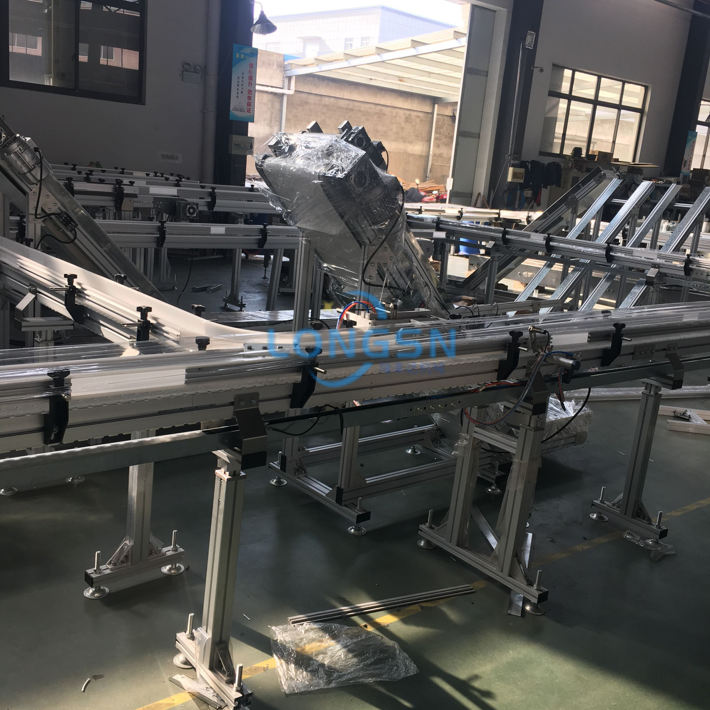 σύστημα μεταφοράς μπουκαλιών