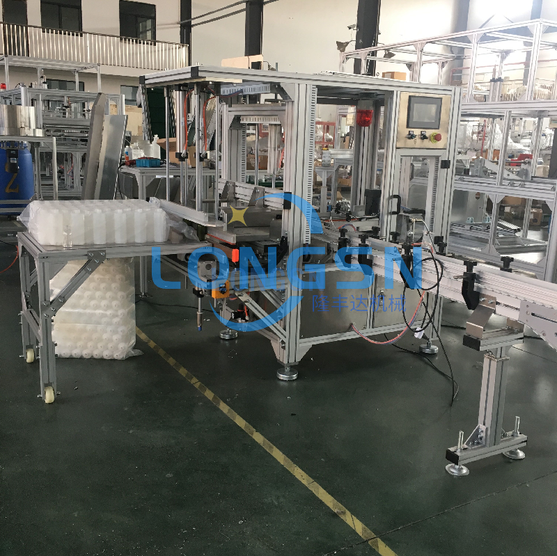 συσκευασία άδειο μηχάνημα φιαλών