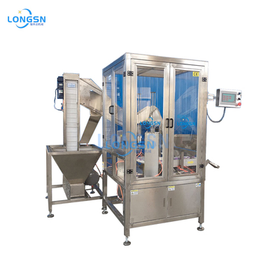Πλήρως αυτόματη φιάλη σάλτσας Flip Cap Wad Insert Machine